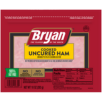BRYAN ® Cooked Ham Deli Lunch Meat, Water Added - 10 Ounce