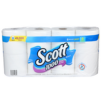 Scott Brand Unscented Bathroom Tissue - 8 Count