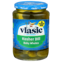 Vlasic Baby Wholes Kosher Dill - 24 Fluid Ounce