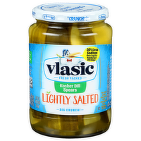 Vlasic Lightly Salted Kosher Dill Spears - 24 Fluid Ounce