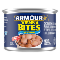 Armour Star Vienna Sausage Bites, Original Flavor, Canned - 10 Ounce