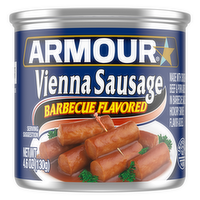 Armour Star Vienna Sausage, Barbecue Flavored, Canned - 4.6 Ounce
