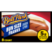 Ball Park Bun Length Hot Dogs, Classic - 1.875 Ounce - 8 Count