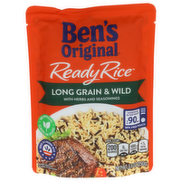 Ben's Original With Herbs And Seasonings Long Grain & Wild Ready Rice - 8.8 Ounce