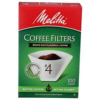 MELITTA Coffee Fltr Wht No4 - 100 Count