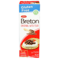 Breton Original With Flax Gluten Free & Sea Salt Change Description - 4.76 Ounce