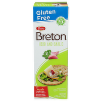 Dare Herb And Garlic Crackers Breton - 4.76 Ounce