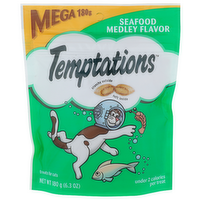 Temptations Seafood Medley Flavor Treats For Cats - 6.3 Ounce