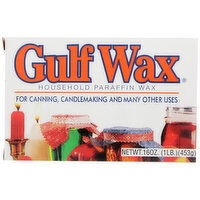 Gulf Wax Paraffin - 16 Ounce