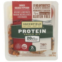 Field Roast MEAT & CHEESE Co Greenfield Natural Meat CO. Smoked Uncured Pepperoni Protein Snack Kit - 2.96 Ounce