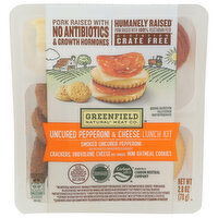 Greenfield Uncured Pepperoni And Cheese Lunch Kit - 2.8 Ounce