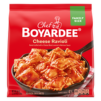 Chef Boyardee Cheese Ravioli, Family Size Skillet Meal, Frozen - 40 Ounce