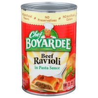 Chef Boyardee In Pasta Sauce Beef Ravioli - 40 Ounce