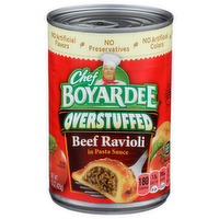 Chef Boyardee In Pasta Sauce Overstuffed Beef Ravioli - 15 Ounce