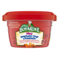 Chef Boyardee Mini-Bites Spaghetti Rings & Meatballs - 7.5 Ounce