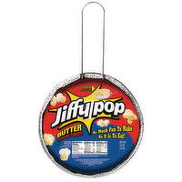 Jiffy Pop Butter Flavored Popcorn, Stovetop Popping Pan - 4.5 Ounce