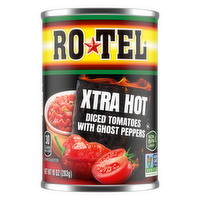 RO*TELXtra Hot Diced Tomatoes With Ghost Peppers - 10 Ounce