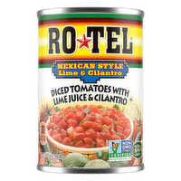 RO*TELMexican Style Lime And Cilantro Diced Tomatoes Green Chilies - 10 Ounce