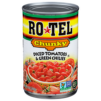 Ro-Tel Chunky Diced Tomatoes & Green Chilies - 10 Ounce