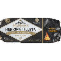 Brunswick Golden Smoked Herring Fillets Seafood Snacks - 3.25 Ounce