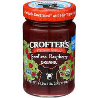 Crofter's Premium Spread Seedless Raspberry - 16.5 Ounce