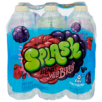 Splash Blast Wild Berry Flavored Water Beverage - 16.9 Fluid Ounce - 6 Count