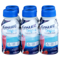 Ensure Strawberry Original Nutrition Shake - 8 Fluid Ounce - 6 Count