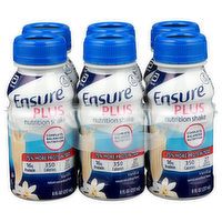 Ensure Plus Nutrition Shake Vanilla Ready-to-Drink Bottles - 48 Fluid Ounce