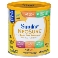 Similac Infant Formula, with Iron, Milk-Based Powder, 0-12 Months - 13.1 Ounce