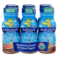 Pediasure Grow & Gain Chocolate Shake - 8 Fluid Ounce - 6 Count