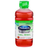 Pedialyte Advanced Care Cherry Punch Electrolyte Solution - 33.8 Fluid Ounce