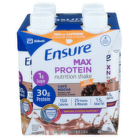 Ensure Max Protein Cafe Mocha Nutrition Shake - 2.75 Fluid Ounce - 4 Count