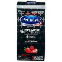 Pedialyte Advanced Care Strawberry Freeze Electrolyte Powder - 0.6 Ounce - 6 Count