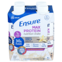 Ensure Nutrition Shake, French Vanilla - 4 Each