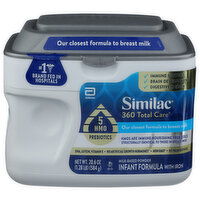 Similac Infant Formula With Iron, Milk-Based Powder - 20.6 Ounce