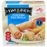 Tai Pei Chicken Fully Cooked Egg Rolls - 3.063 Ounce - 8 Count