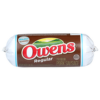 Owens Regular Premium Pork Sausage - 16 Ounce