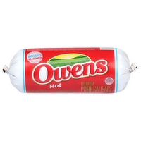 Owens Hot Premium Pork Sausage - 16 Ounce