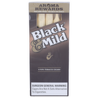 Black & Mild Pipe-Tobacco Cigars - 5 Count