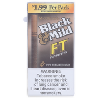 Middleton's Black & Mild Filter Tips Ft Pipe-Tobacco Cigars - 5 Count