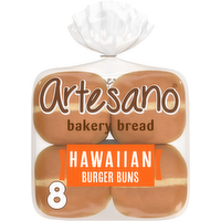 Artesano Hawaiian Bakery Buns - 2.375 Ounce - 8 Count