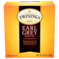 Twinings Of London Black Tea Earl Grey - 0.071 Ounce - 50 Count