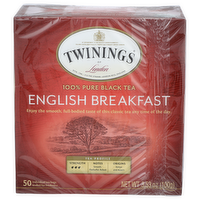 Twinings Of London Black Tea English Breakfast - 0.071 Ounce - 50 Count
