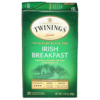 Twinings Of London Black Tea Irish Breakfast - 0.071 Ounce - 20 Count