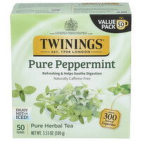 Twinings Of London Herbal Tea Pure Peppermint Bag - 0.071 Ounce - 50 Count