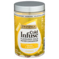 Twinings Of London Flavoured Water Enhancer Cold Infuse Lemon & Ginger - 0.088 Ounce - 12 Count