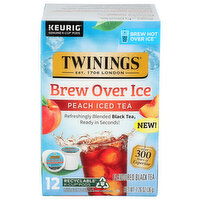 TWININGS OF LONDON Iced Peach Black Tea Kcup - 0.105 Ounce - 12 Count