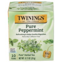 Twinings Of London Pure Peppermint Tea Bag - 0.071 Ounce - 10 Count