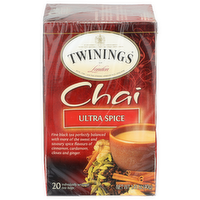 Twinings Of London Ultra Spice Chai - 0.071 Ounce - 20 Count