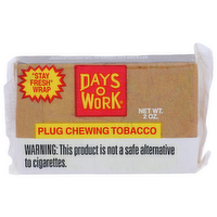 Days To Work Plug Chewing Tobacco - 2 Ounce